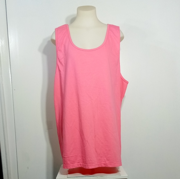 Comfort Colors Heavyweight Unisex Pink Tank Top Sz XXL - Picture 5 of 5